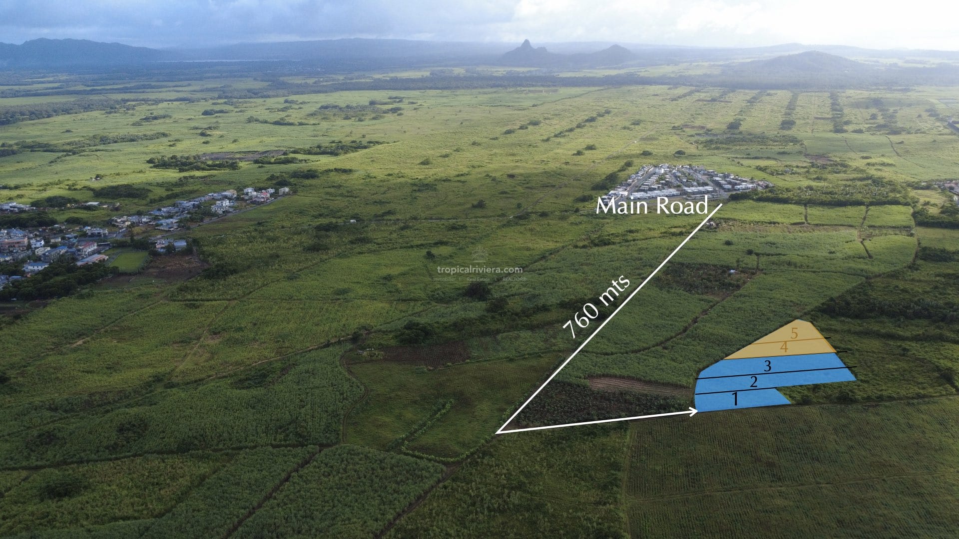 For Sale – Agricultural Land 1,603 m2 – Melrose, Moka