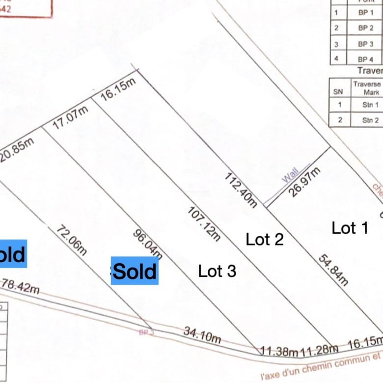 For Sale – Agricultural Land 1,603 m2 – Melrose, Moka