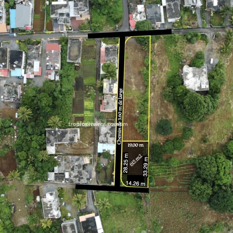 For Sale – Residential Land 615 m2 – Ecroignard, Flacq
