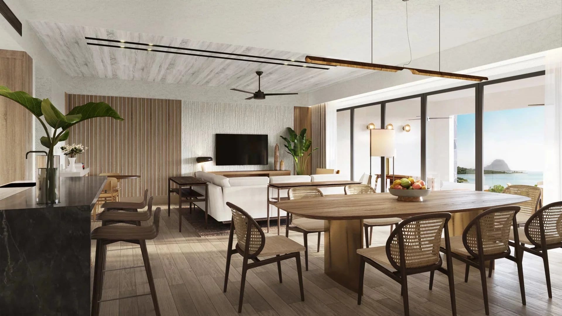 206 m² Three-Bedroom Apartment in Black River | Infinity by the Sea