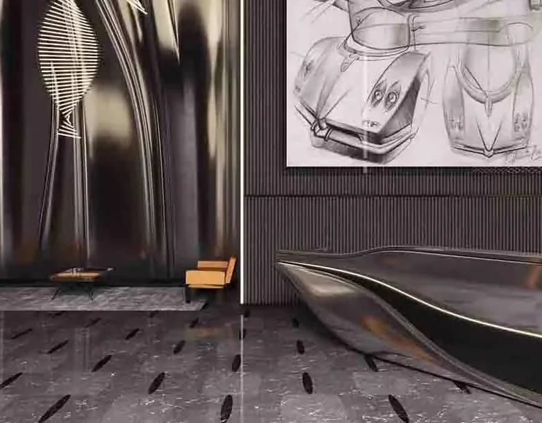 DaVinci Tower Residences by Pagani — Appartement en duplex de trois chambres — Dubaï