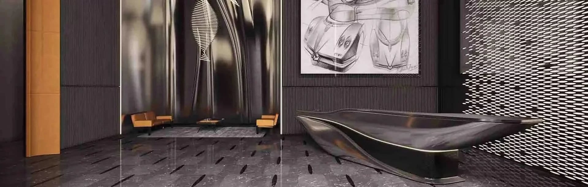 DaVinci Tower Residences by Pagani — Appartement en duplex de trois chambres — Dubaï