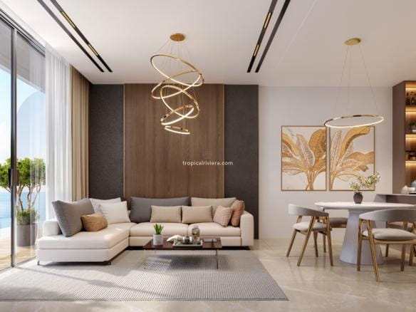 Appartement de luxe entièrement meublé de trois chambres, île d'Al Marjan - Pelagia Residences