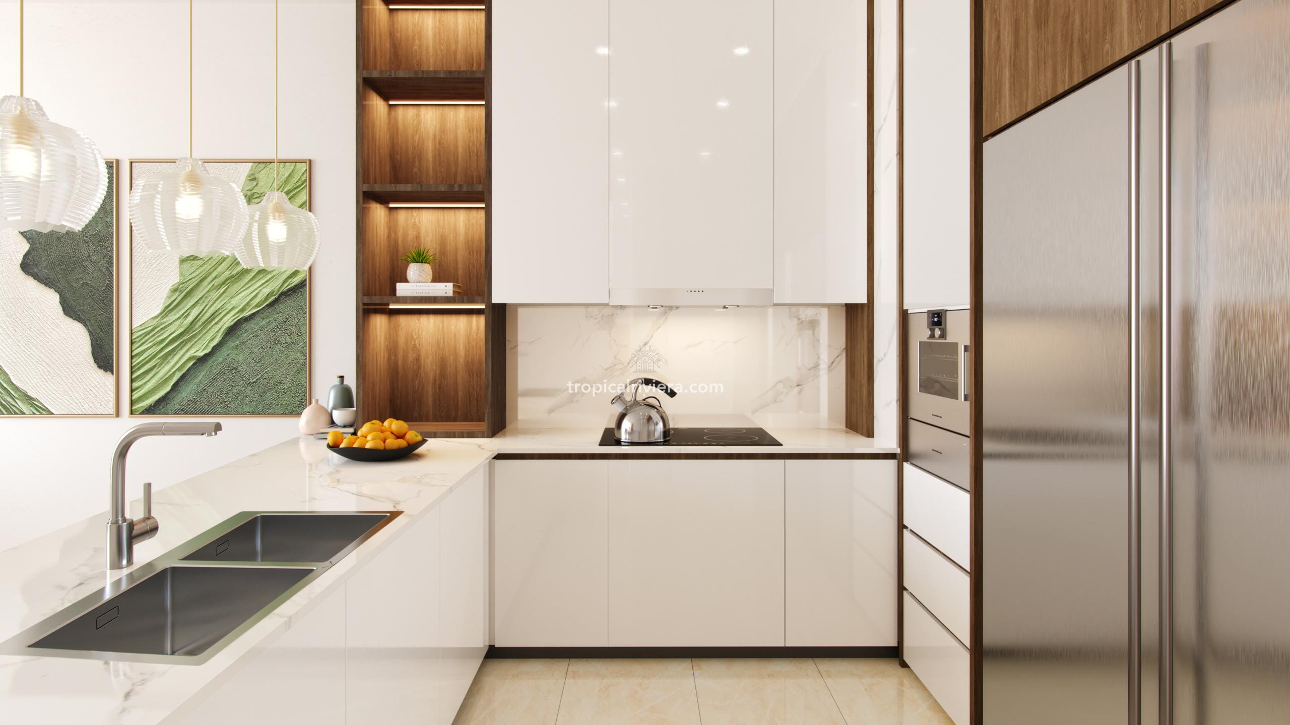 Appartement de luxe entièrement meublé d'une chambre, île d'Al Marjan – Pelagia Residences