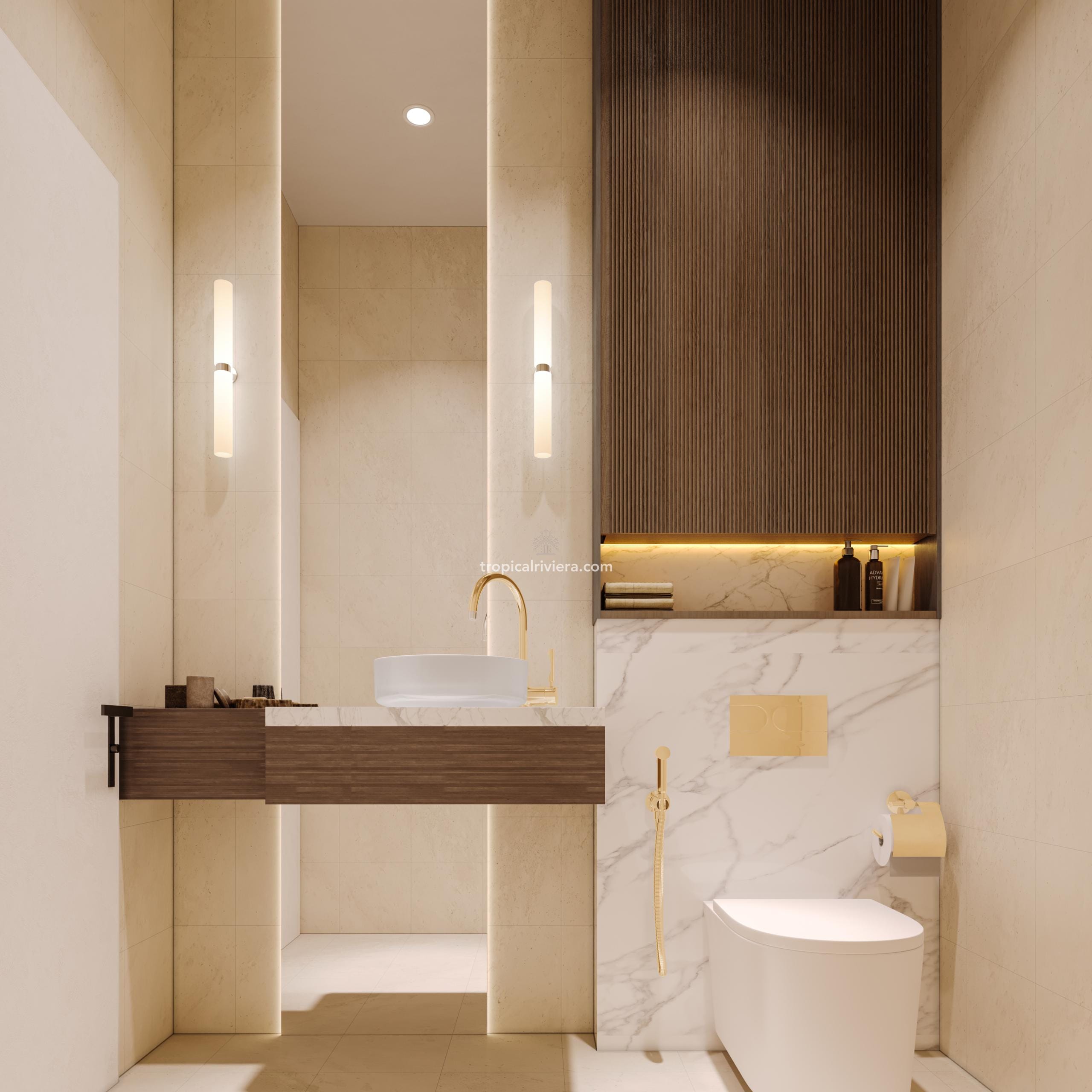 Appartement de luxe entièrement meublé d'une chambre, île d'Al Marjan – Pelagia Residences