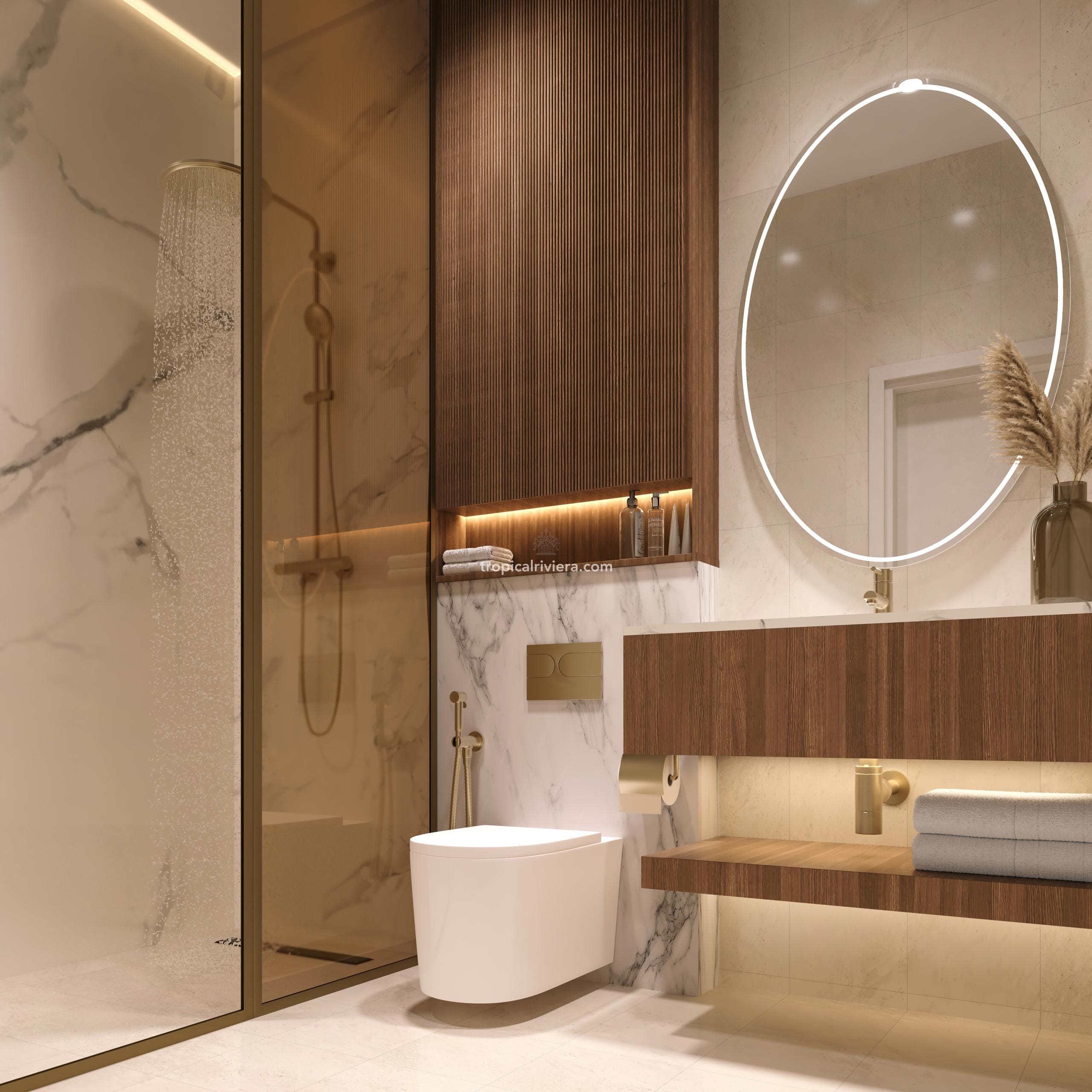 Appartement de luxe entièrement meublé d'une chambre, île d'Al Marjan – Pelagia Residences