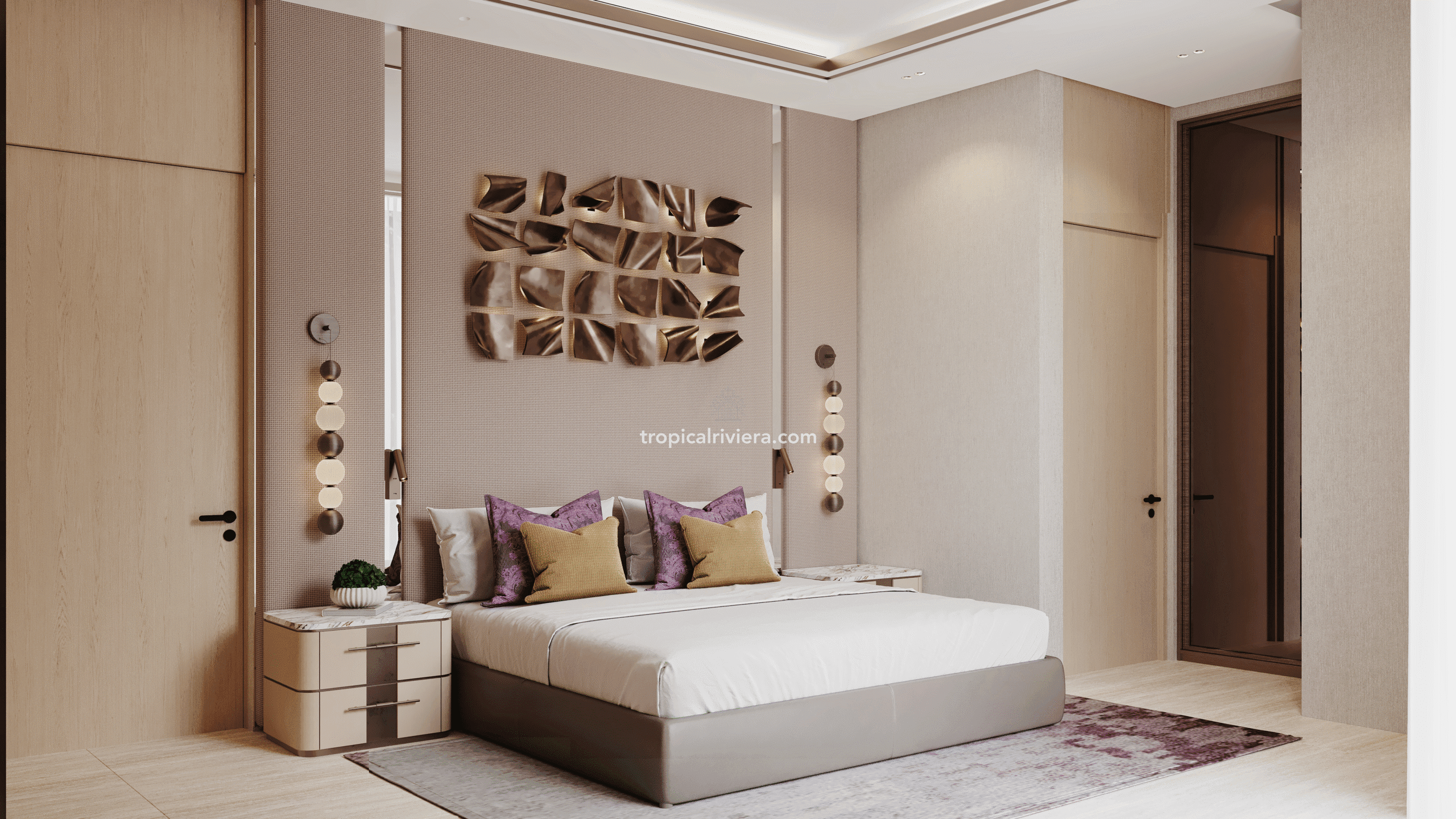 2BR UNIT_Bedroom1 One Bedroom Fully Furnished Serviced Apartment – Taj Wellington Mews Al Marjan Island