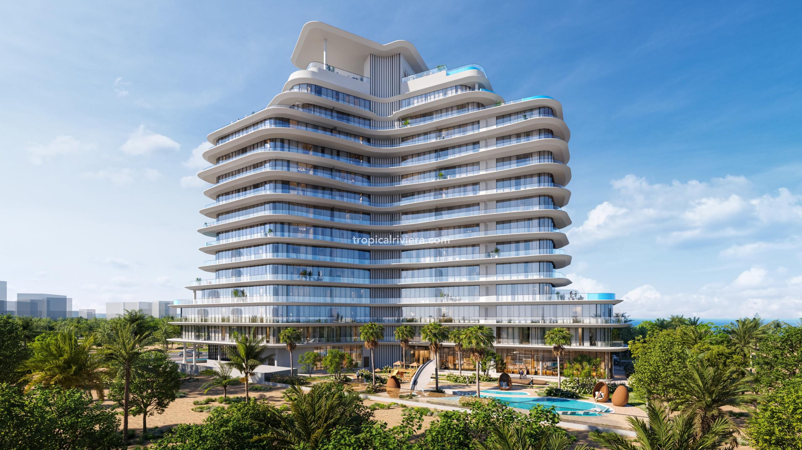 Appartement de luxe entièrement meublé d'une chambre, île d'Al Marjan – Pelagia Residences