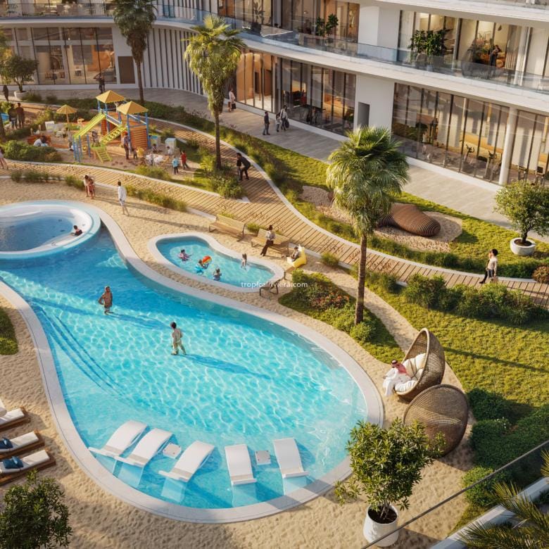 Appartement de luxe entièrement meublé d'une chambre, île d'Al Marjan – Pelagia Residences