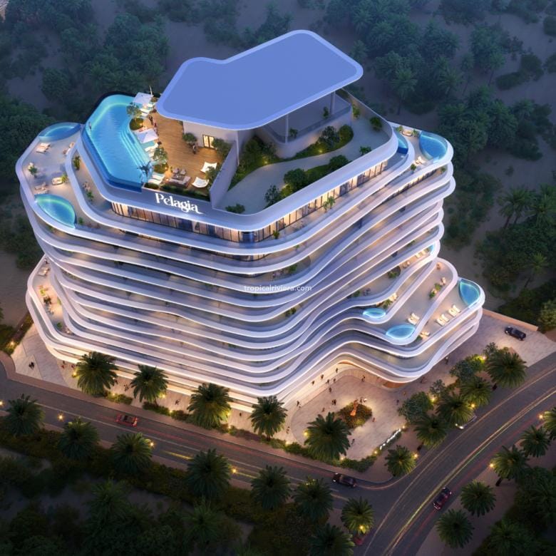 Appartement de luxe entièrement meublé d'une chambre, île d'Al Marjan – Pelagia Residences