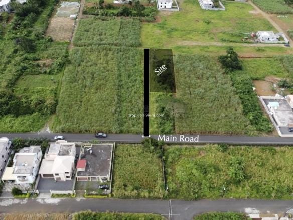 A vendre - Terrain résidentiel 555,25 m2 - New Grove, Grand Port