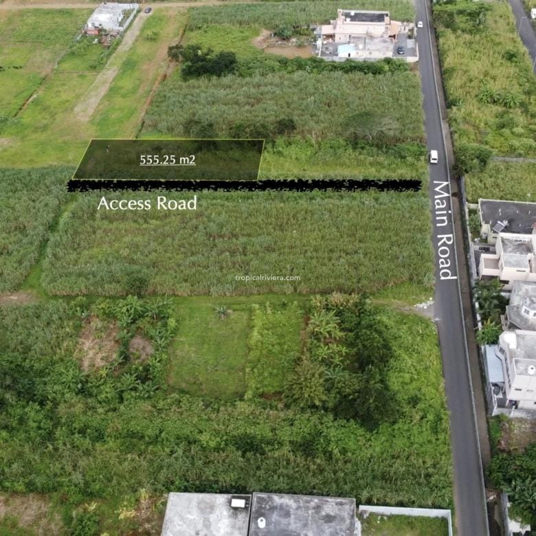 For Sale – Residential Land 555.25 m2 – New Grove, Grand Port