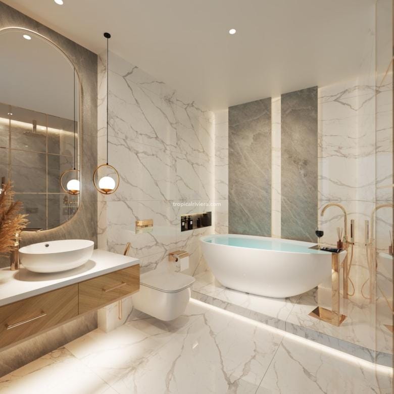 Aqua Arc One-Bedroom Apartment with a 367 Sq Ft Private Balcony