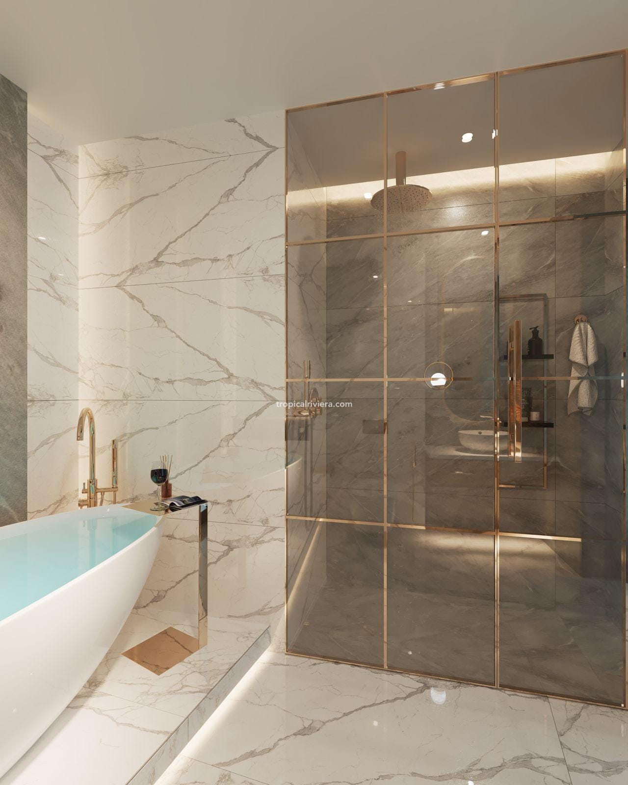 Aqua Arc One-Bedroom Apartment with a 367 Sq Ft Private Balcony