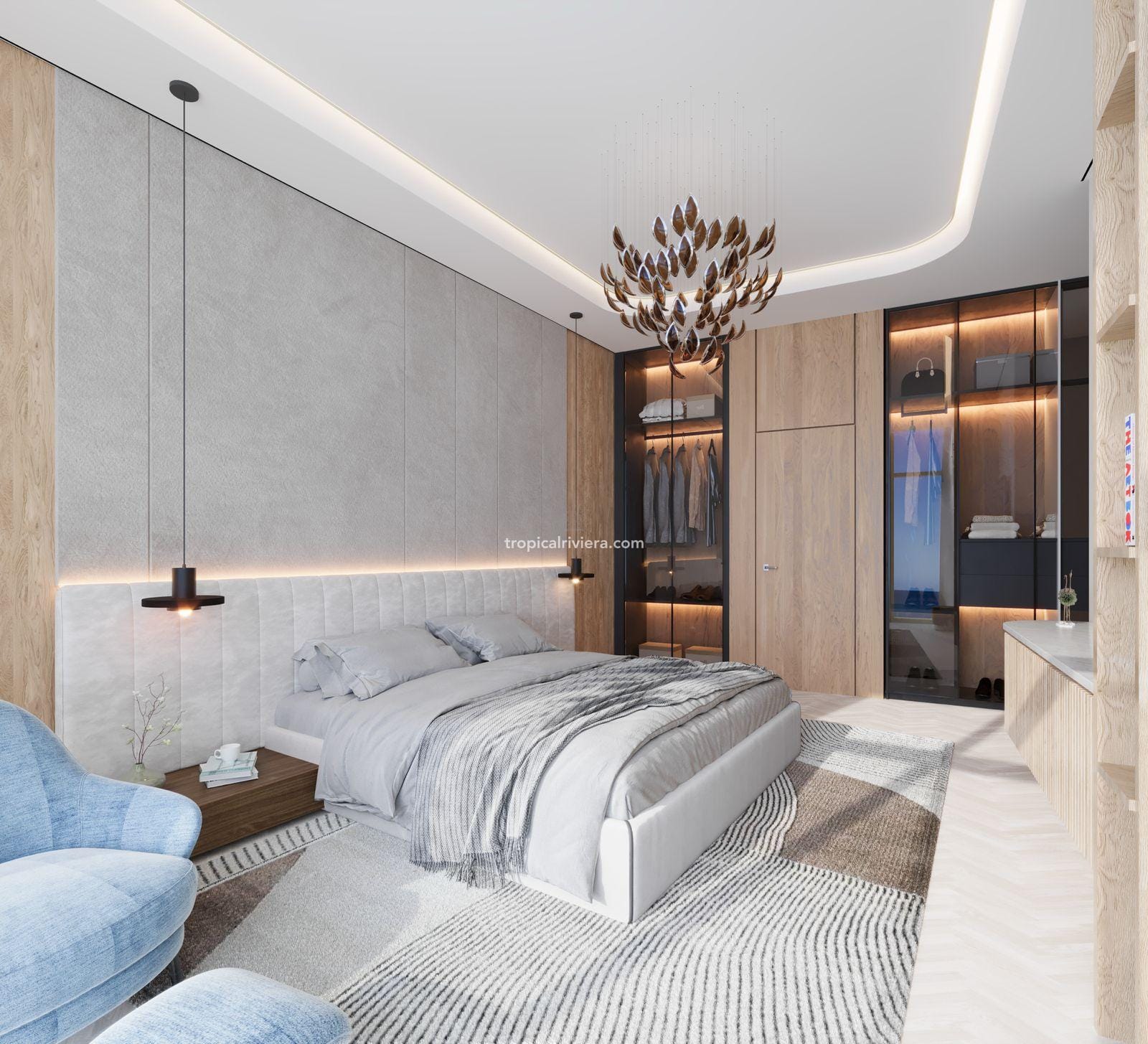 Aqua Arc One-Bedroom Apartment with a 367 Sq Ft Private Balcony