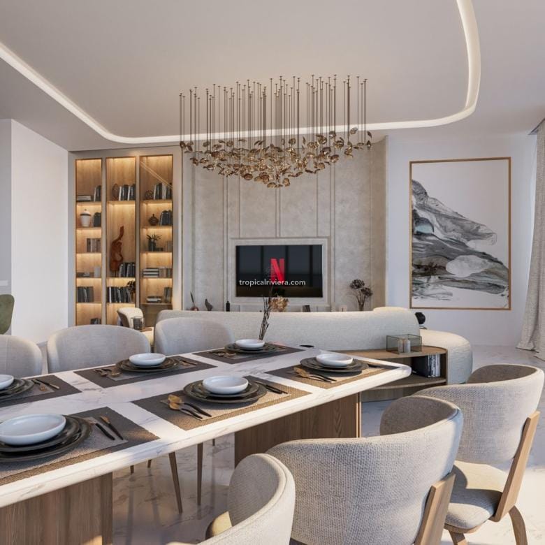 Aqua Arc One-Bedroom Apartment with a 367 Sq Ft Private Balcony