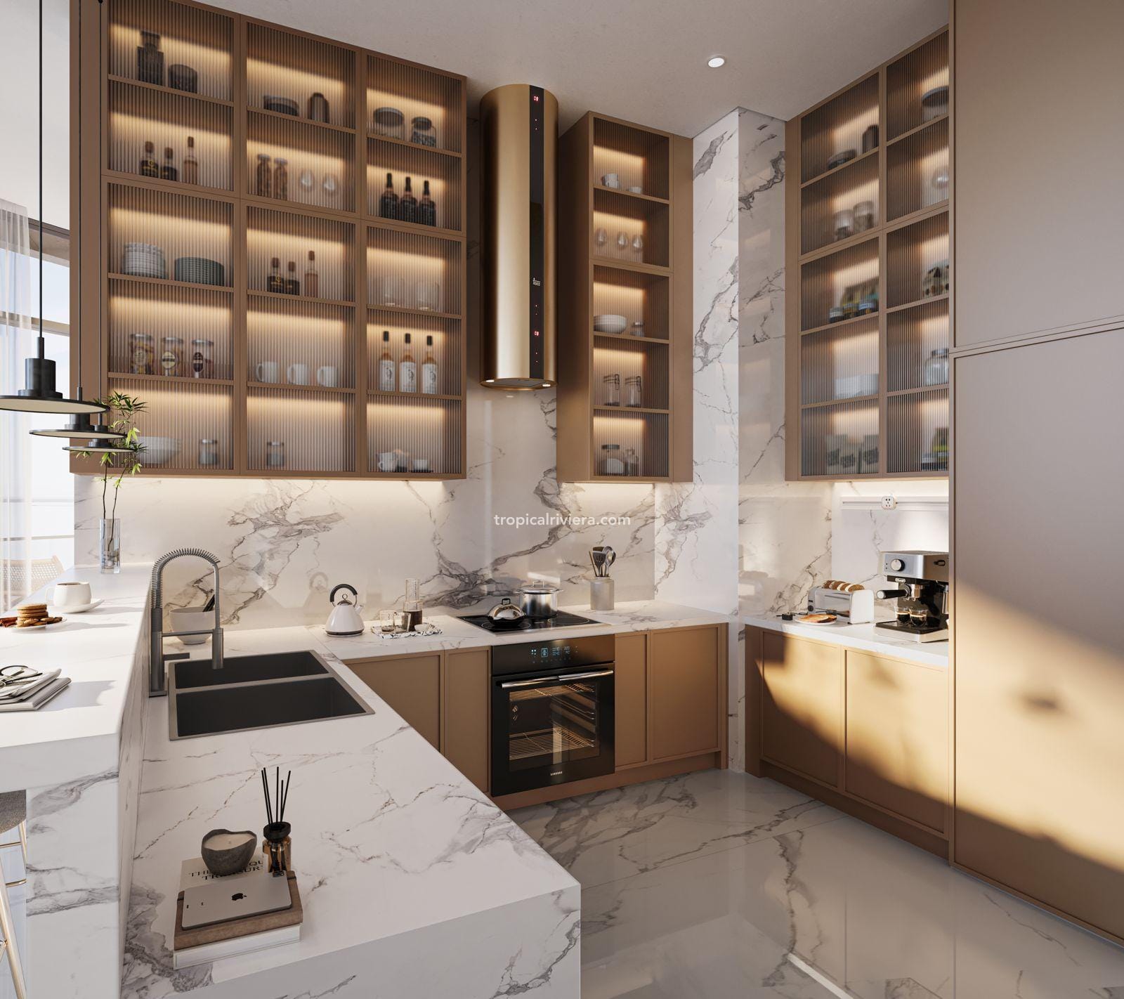 Aqua Arc One-Bedroom Apartment with a 367 Sq Ft Private Balcony