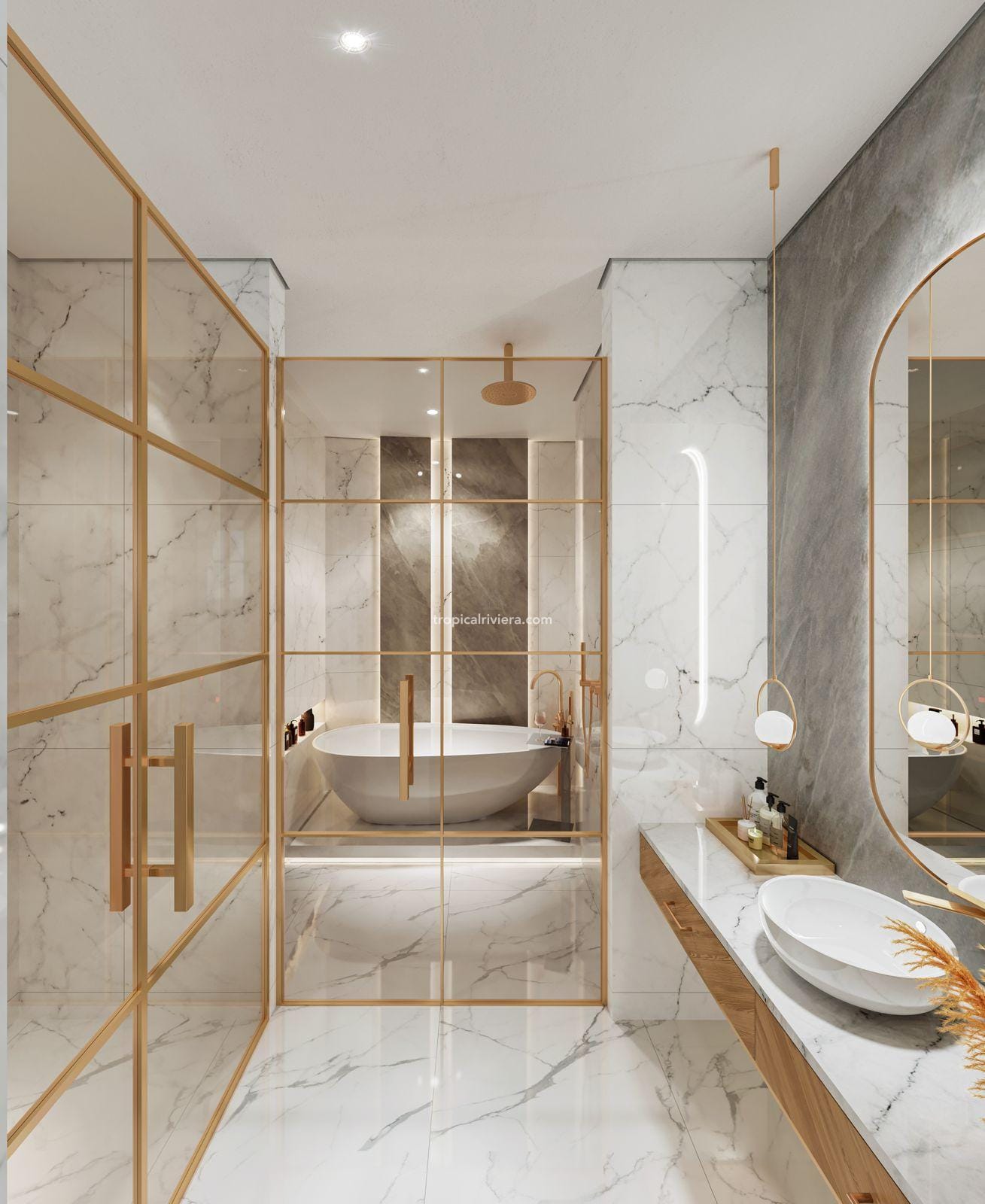 Aqua Arc One-Bedroom Apartment with a 367 Sq Ft Private Balcony