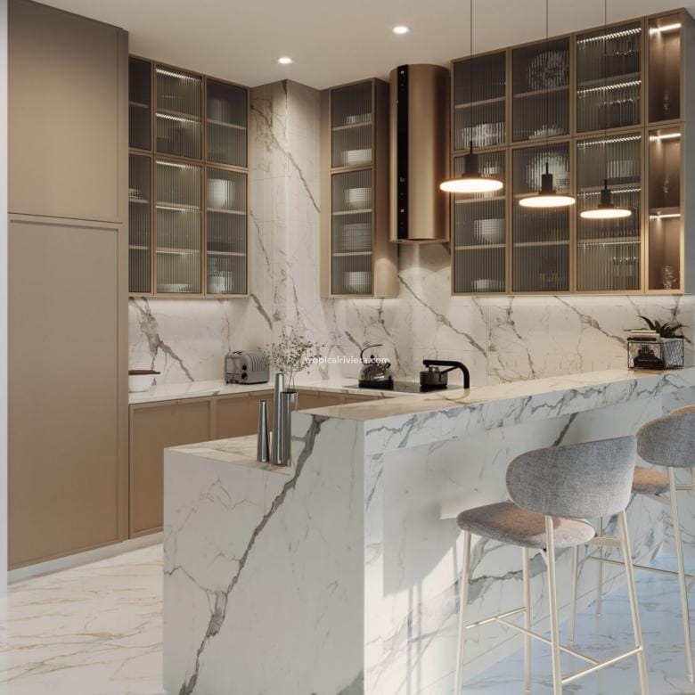 Aqua Arc One-Bedroom Apartment with a 367 Sq Ft Private Balcony