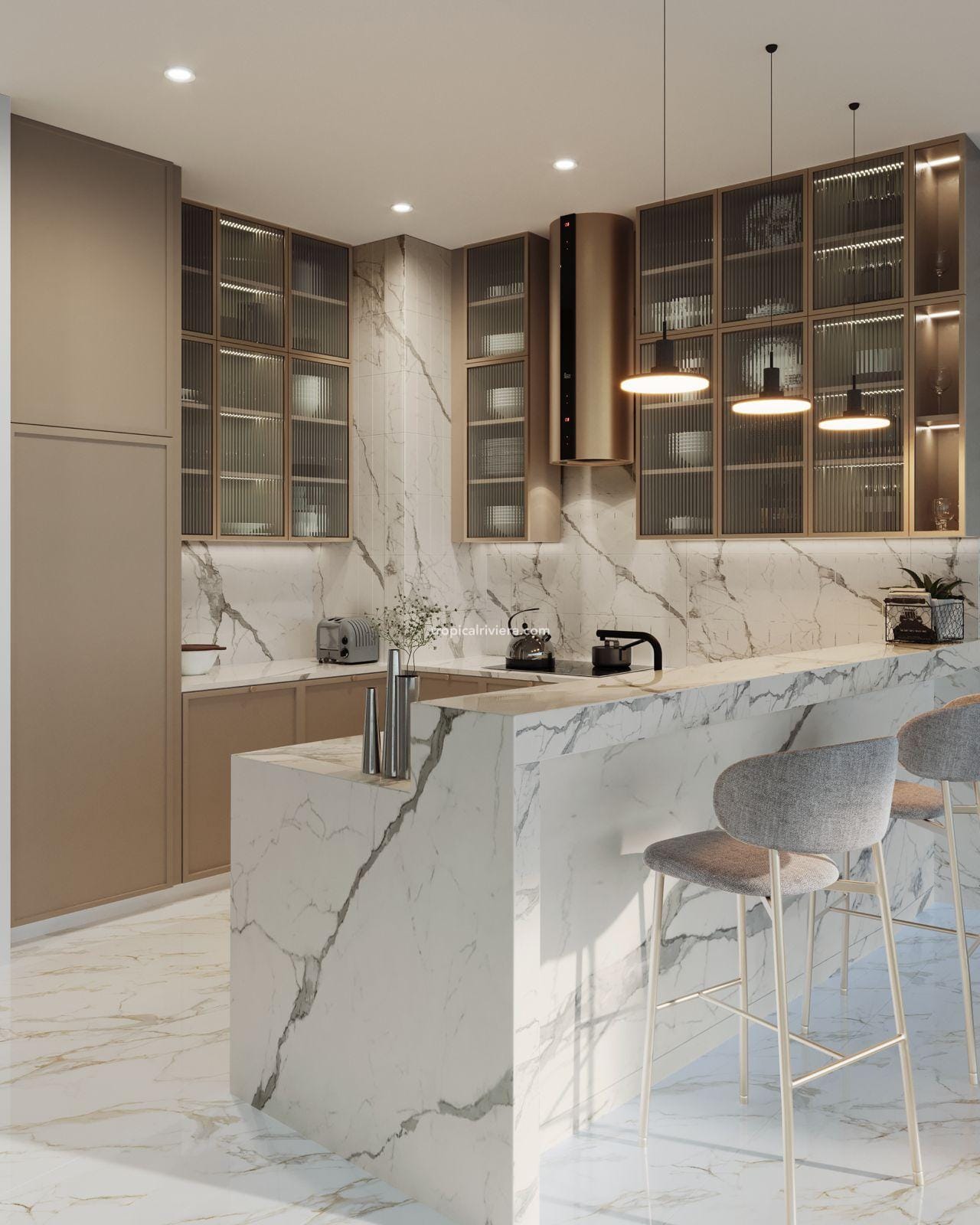 Aqua Arc One-Bedroom Apartment with a 367 Sq Ft Private Balcony