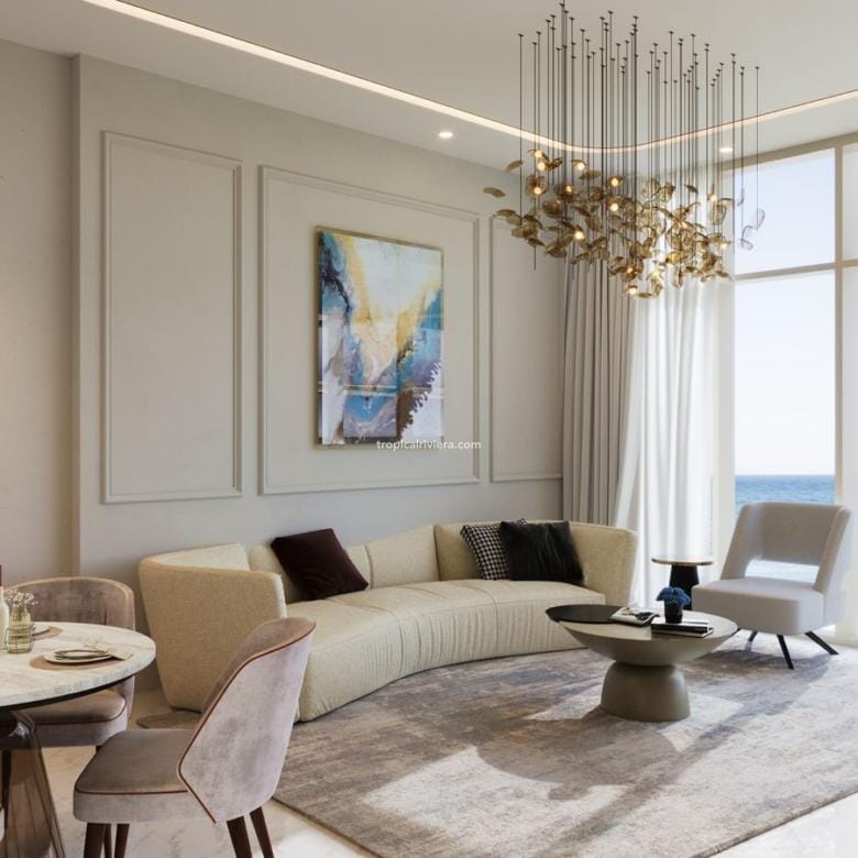 Aqua Arc One-Bedroom Apartment with a 367 Sq Ft Private Balcony
