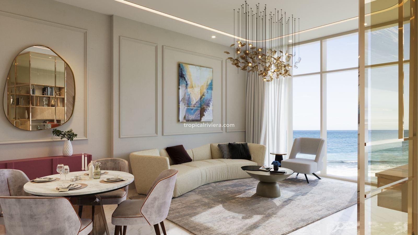 Aqua Arc residences – Al Marjan Island Aqua Arc Two-Bedroom with a 2,099 Sq Ft Private-Pool Terrace