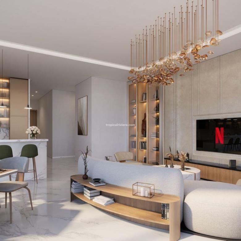 Aqua Arc One-Bedroom Apartment with a 367 Sq Ft Private Balcony