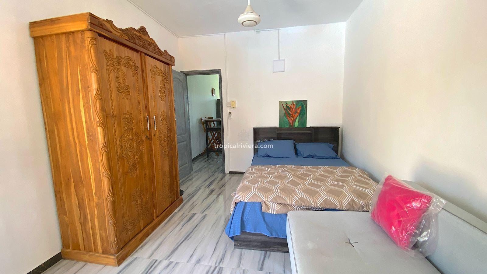 Apartment rental Calodybe01 (9) Rental – One Bedroom Furnished Apartment with shared pool – Calodyne