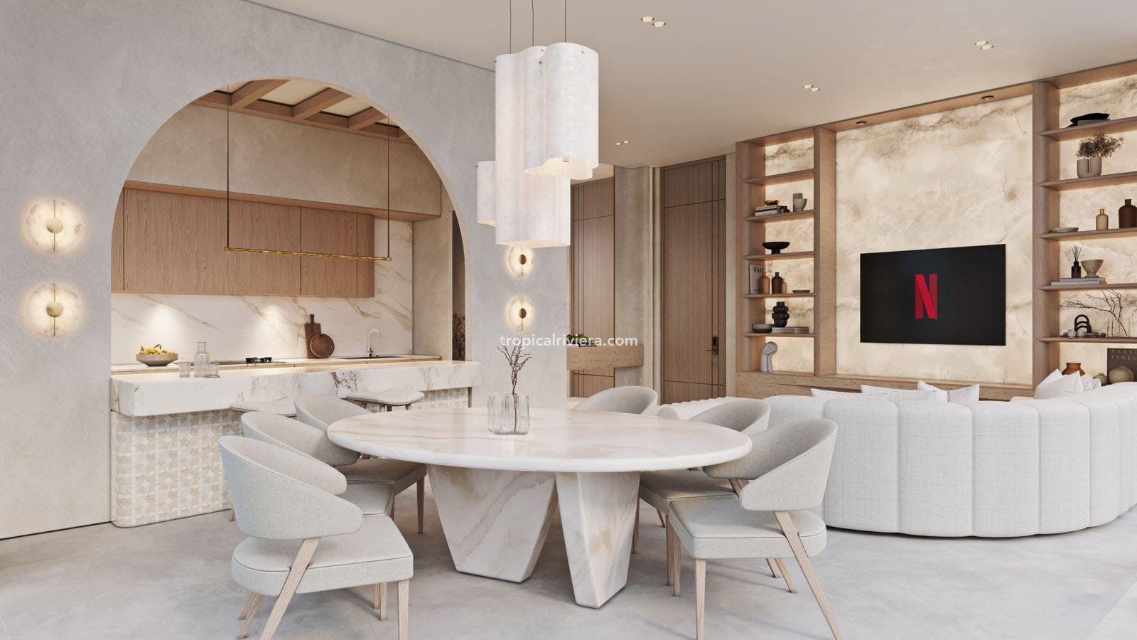 Three Bedroom Apartment – La Perla Residences on Al Marjan Island, Ras Al Khaimah