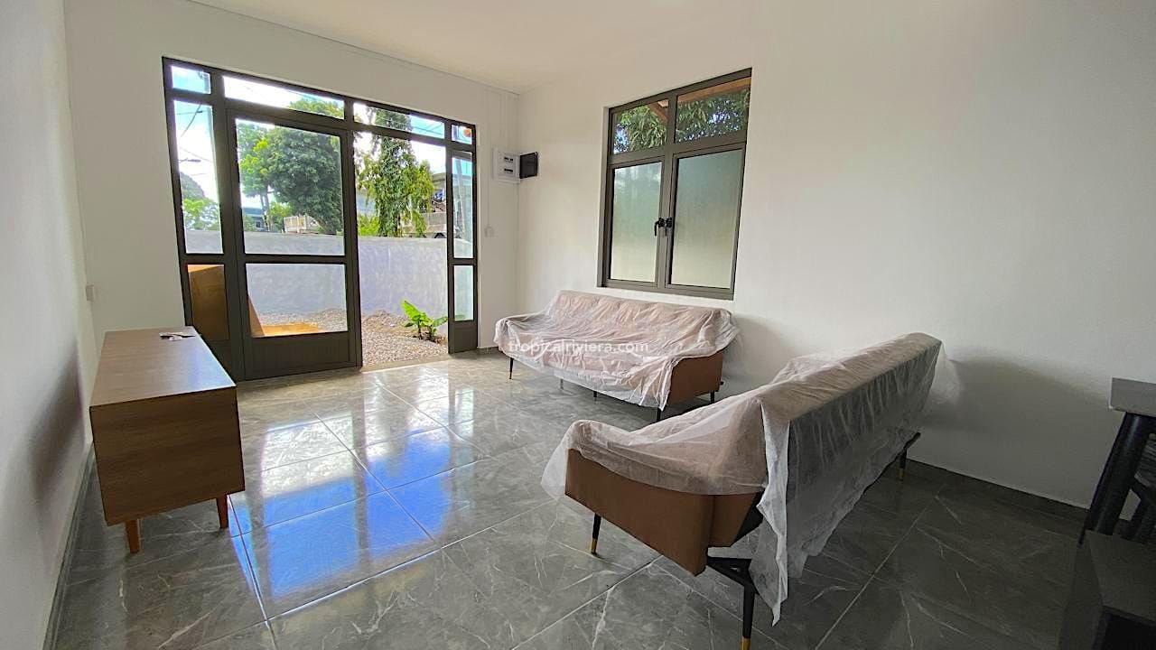 Rental – Brand New Two Bedroom Furnished House/Villa with Gated Yard- Petit Raffray