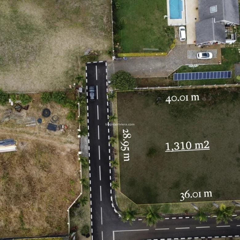 For Sale – Residential Land 1,310 m² in a Private Gated Residence – The Mount, Pamplemousses
