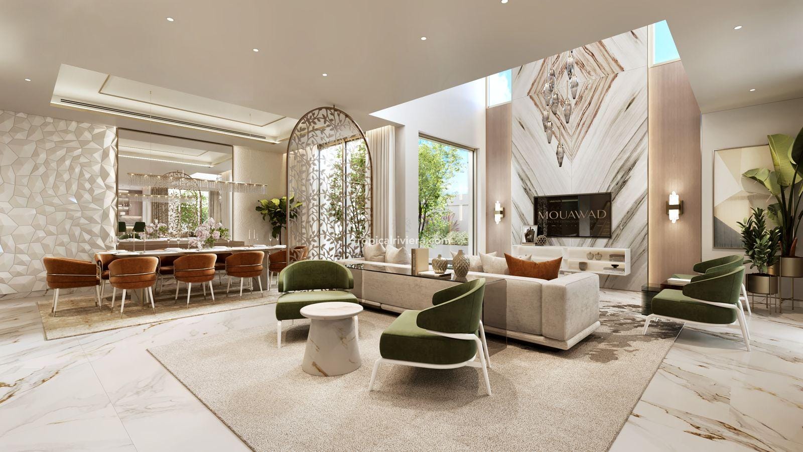 Neptune Interiors by Mouawad Riyadh (11) Neptune, Interiors by Mouawad — 5-Bedroom Luxury Villas in SEDRA, North Riyadh