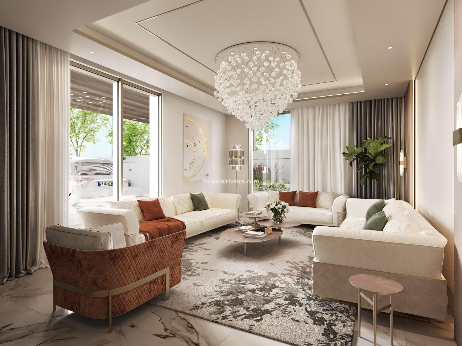 Neptune, Interiors by Mouawad — 5-Bedroom Luxury Villas in SEDRA, North Riyadh