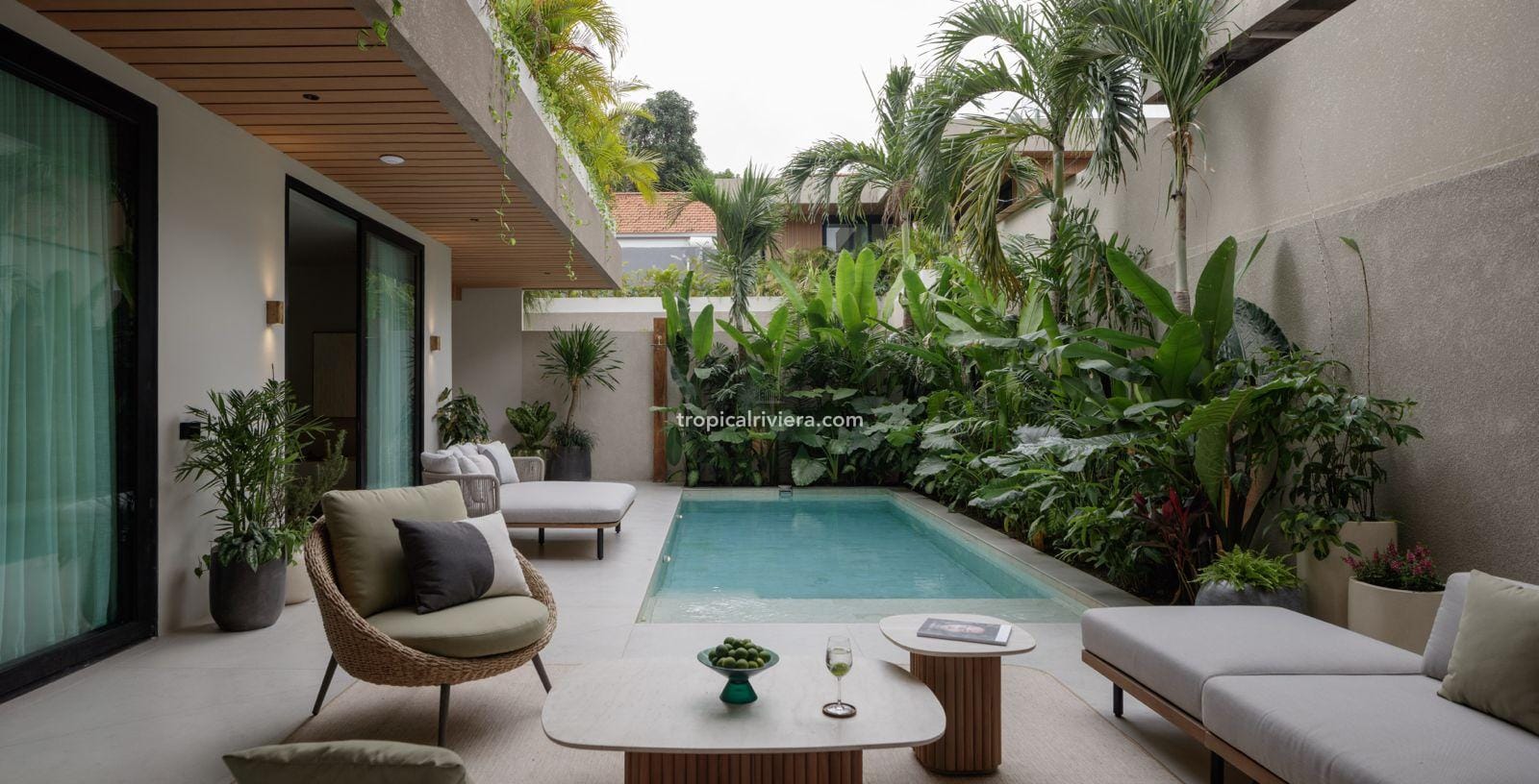The Bank by OXO — Freehold 4-Bedroom Riverside Villa in Pererenan, Bali
