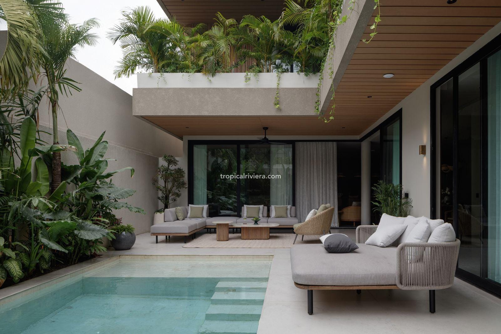 The Bank by OXO — Freehold 4-Bedroom Riverside Villa in Pererenan, Bali