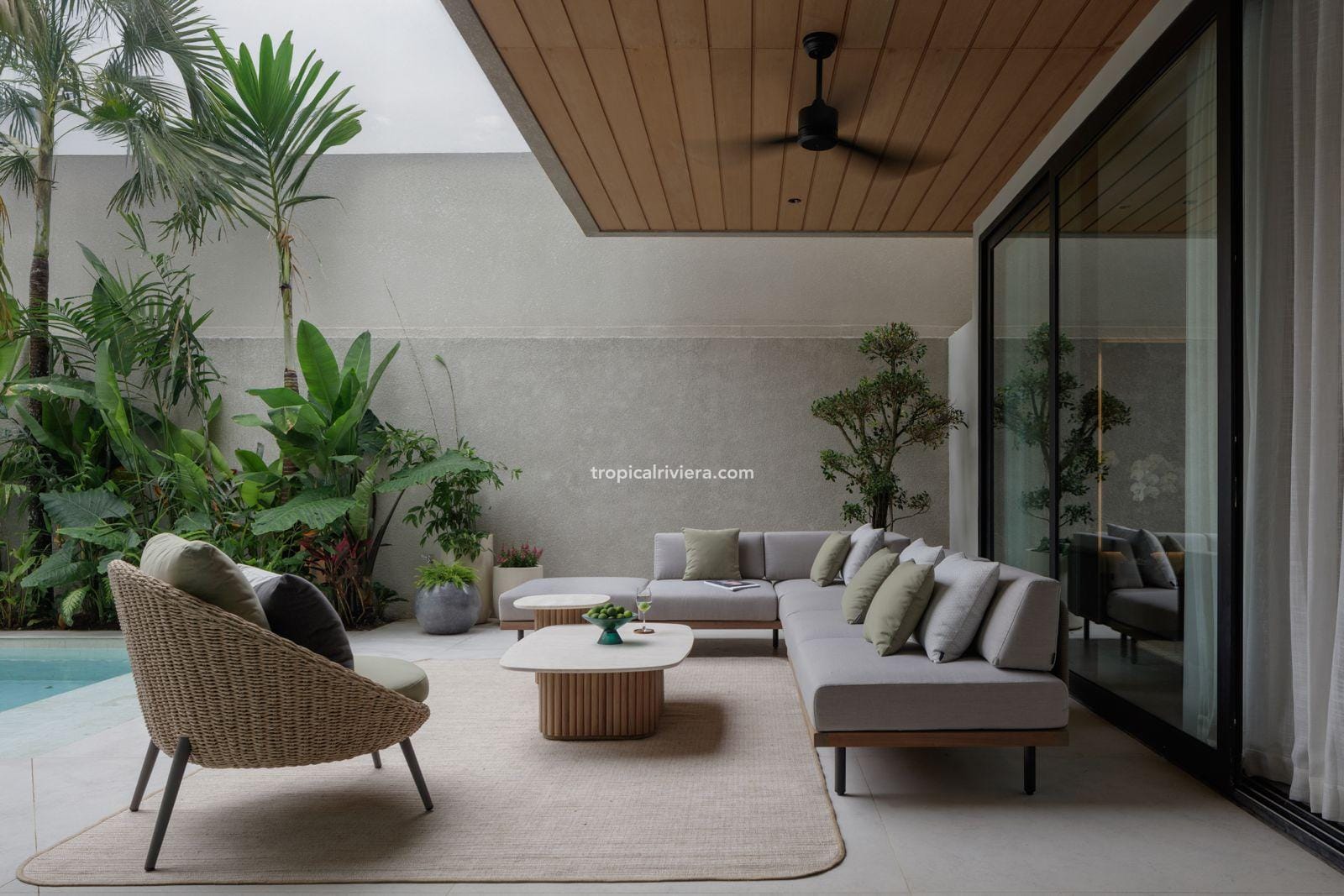 The Bank by OXO — Freehold 4-Bedroom Riverside Villa in Pererenan, Bali