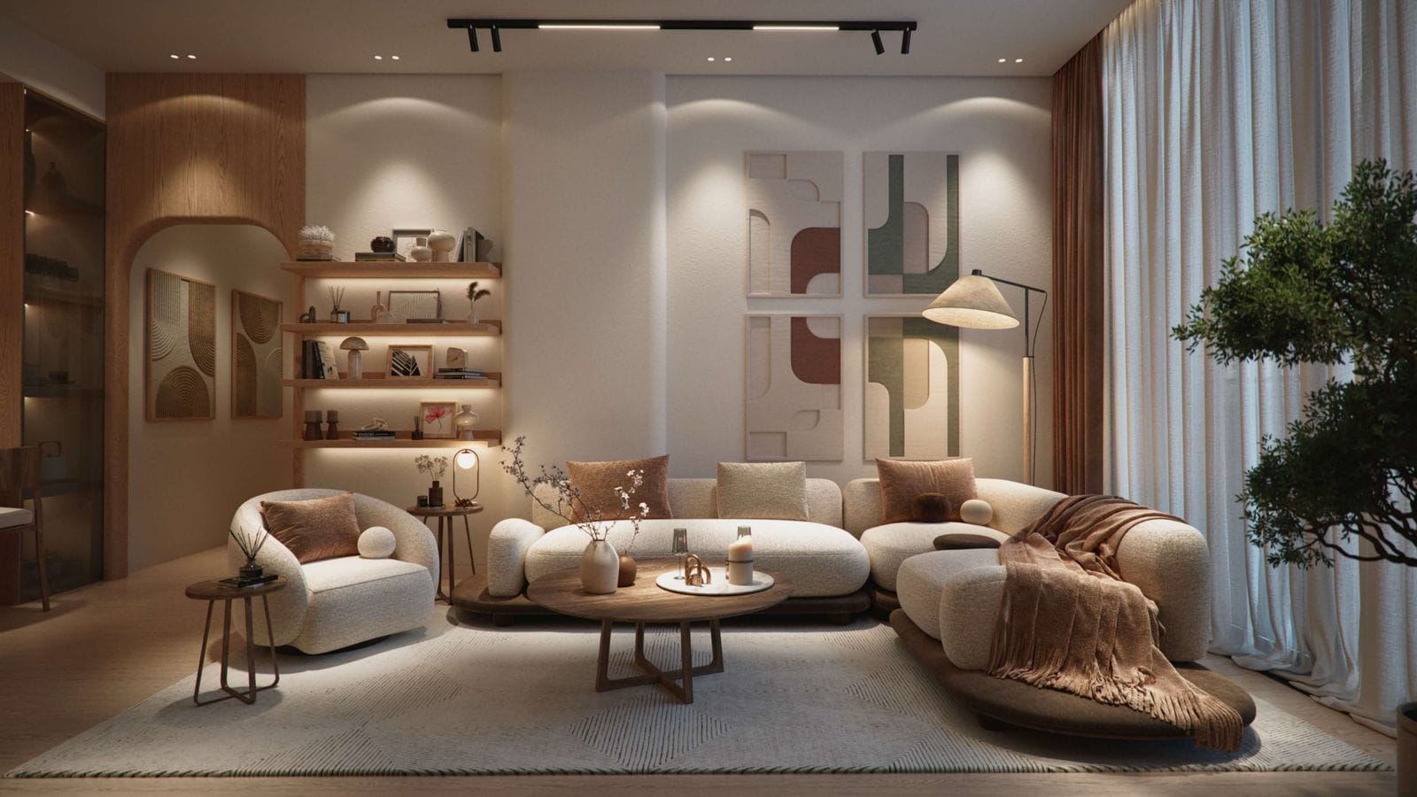 Three-bedroom apartments at Azure by Lapis – Al Marjan, Ras Al Khaimah UAE