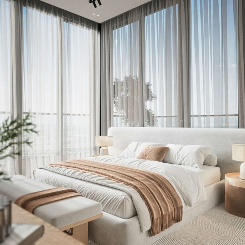 Three-bedroom apartments at Azure by Lapis – Al Marjan, Ras Al Khaimah UAE