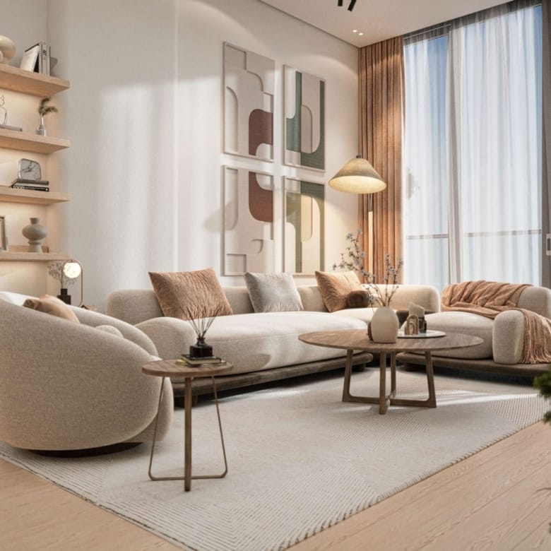 Three-bedroom apartments at Azure by Lapis – Al Marjan, Ras Al Khaimah UAE