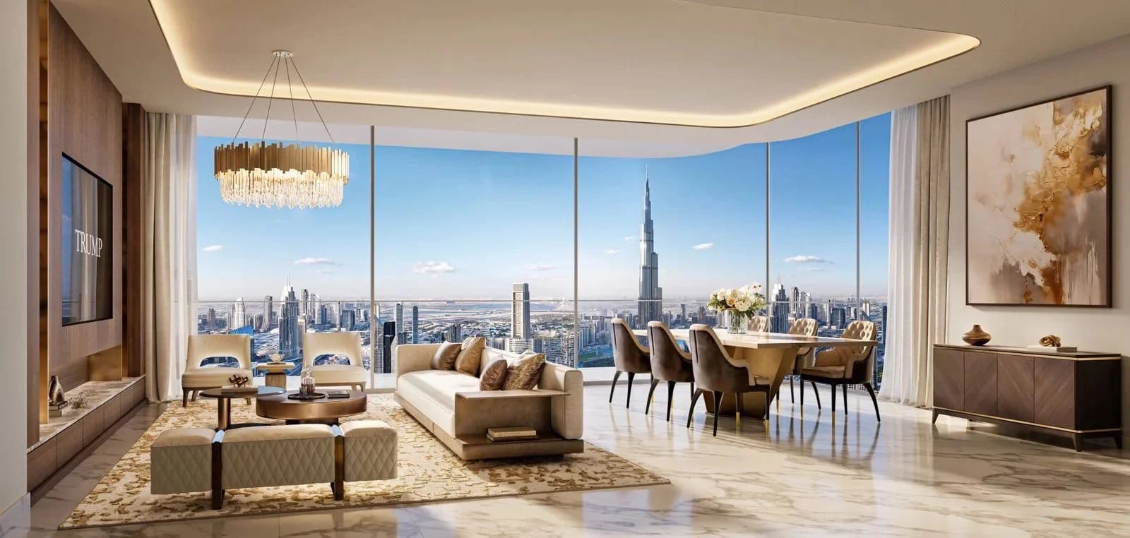 Trump International Hotel & Tower Dubai Two Bedroom Apartment – Trump International Hotel & Tower Dubai | A Legacy of Power & Prestige