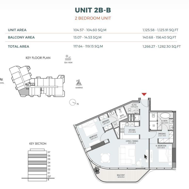 Waterfront Two Bedroom Residence at DO Dubai Islands