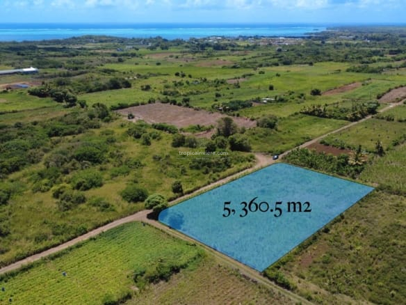À vendre – Terrain agricole de 5 360,5 m² – Rivière-du-Rempart