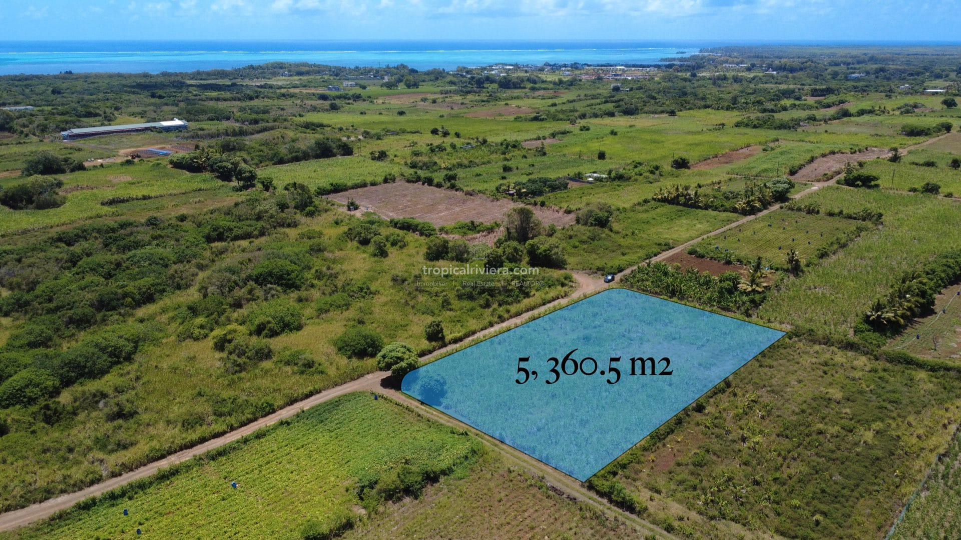 Agricultural Land Riviere Du Rempart.008 For Sale – Agricultural land 5,360.5 m2 – Riviere du Rempart