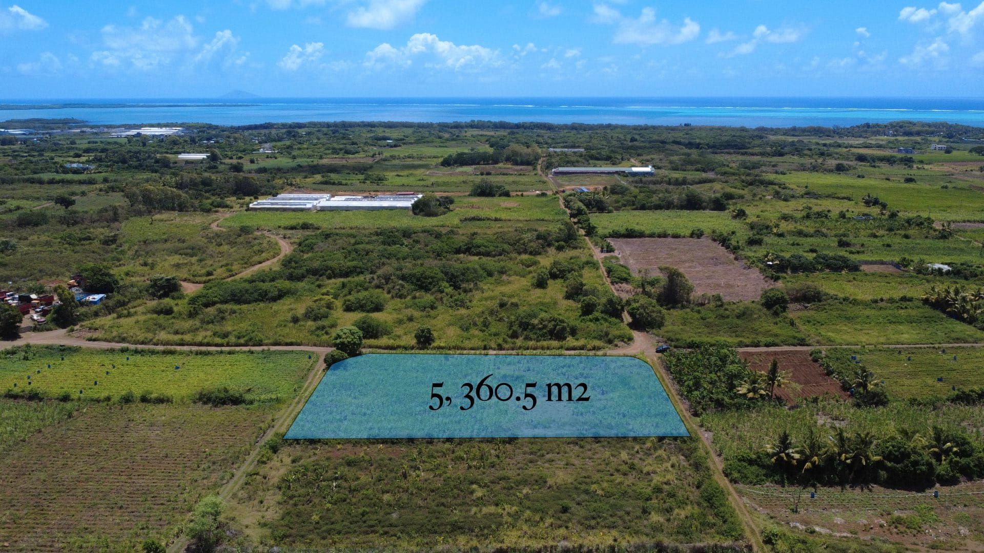 For Sale – Agricultural land 5,360.5 m2 – Riviere du Rempart