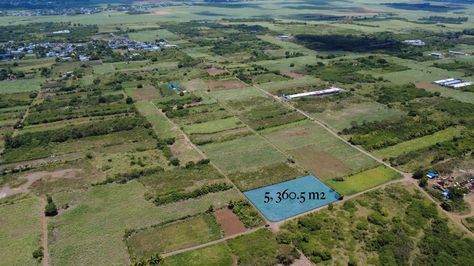 For Sale – Agricultural land 5,360.5 m2 – Riviere du Rempart