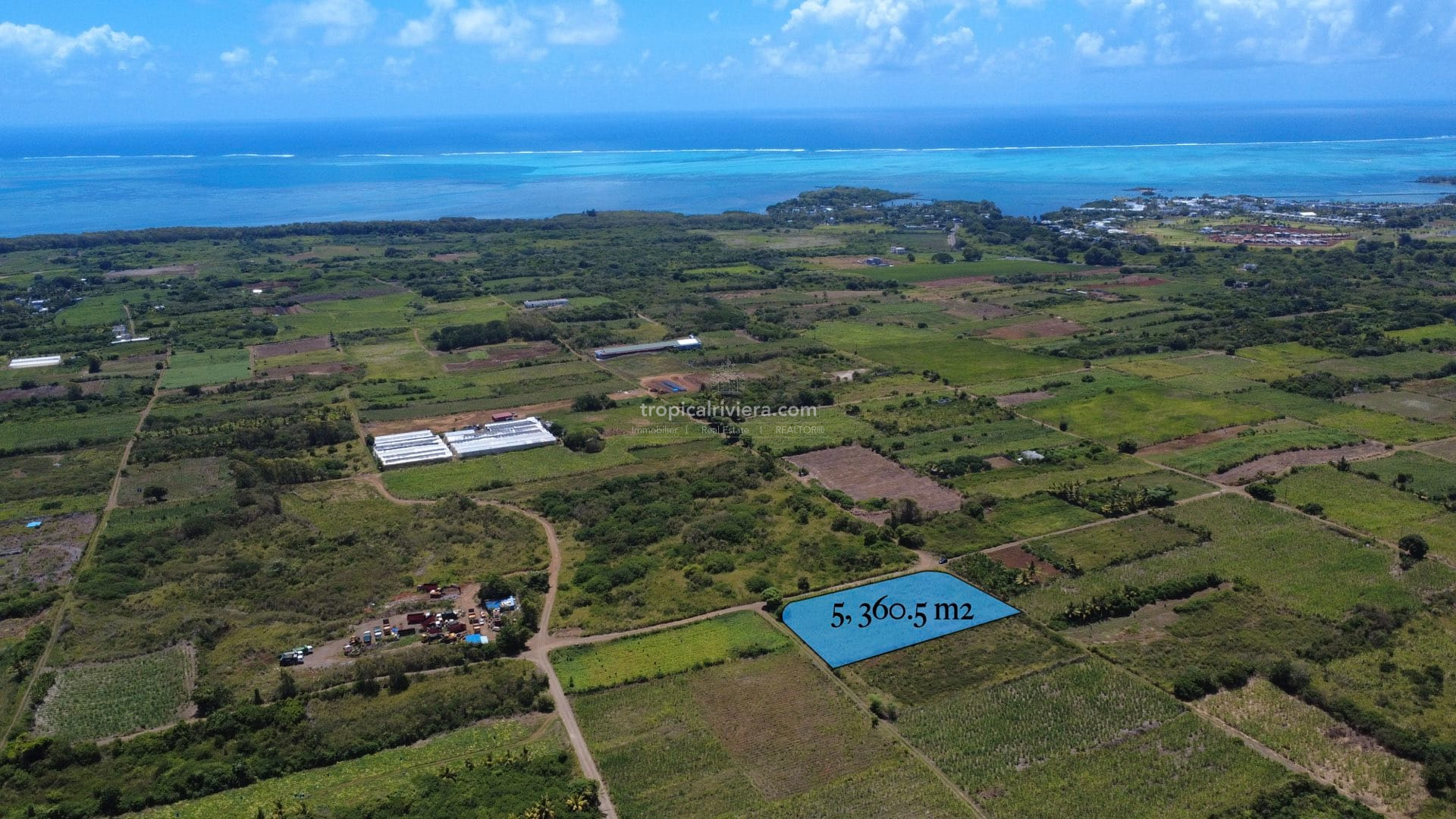 For Sale – Agricultural land 5,360.5 m2 – Riviere du Rempart