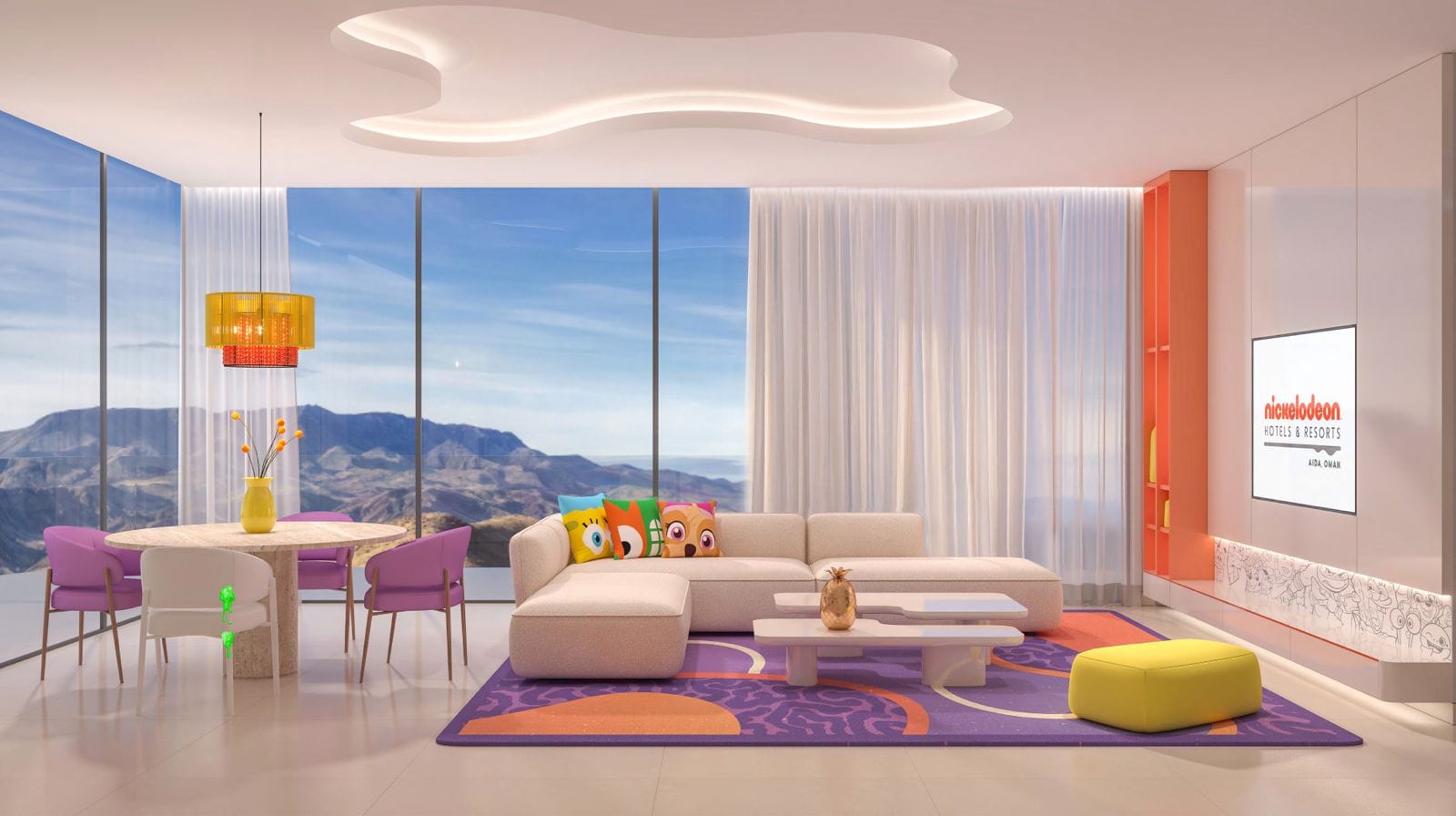 Nickelodeon Residences at AIDA — 2 Bedroom Apartment in Oman