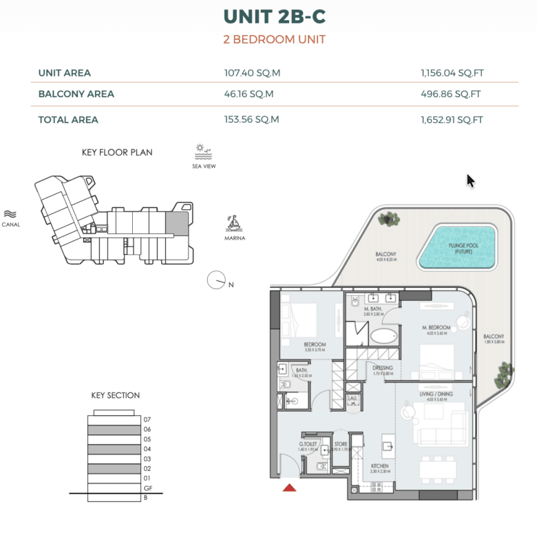 2 Bedroom Waterfront Residence with Private Pool at DO Dubai Islands