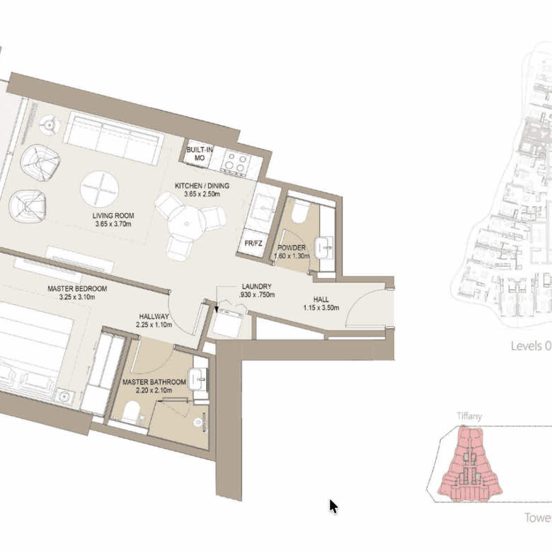 Spacious 2 Bedroom Apartment at Laguna Residence Dubai