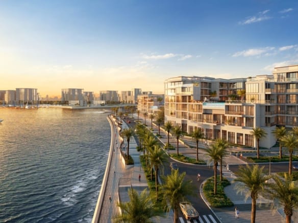 Premium Waterfront Apartment in Doha — 1 Bedroom + Den